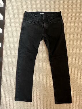 Express Men's Black Skinny Jeans